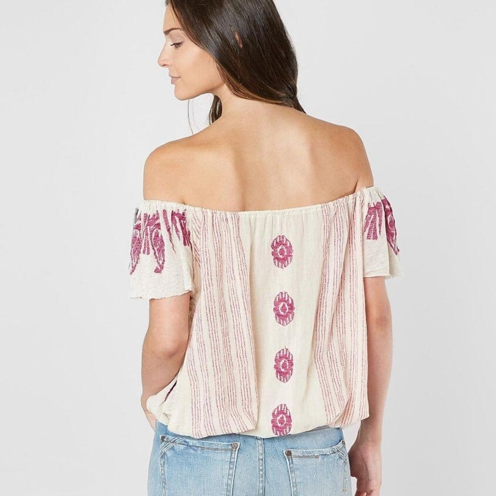 FREE PEOPLE Woman's Embroidery Top Size Large - Picture 3 of 5